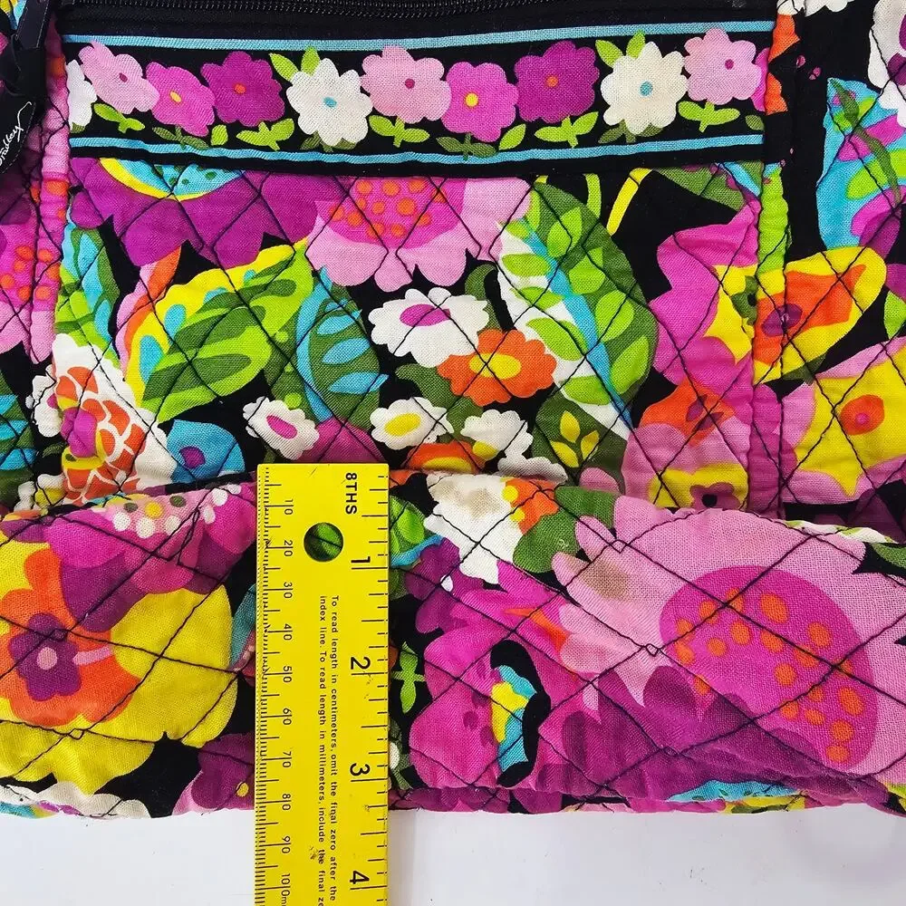 Vera Bradley Multicolor Floral Bucket Backpack Retired Cotton Quilted Boho